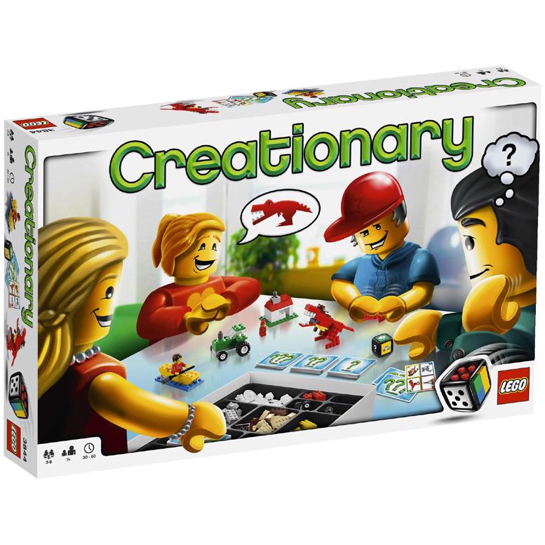 Lego Creationary 3844 Games Minifigure Building Set