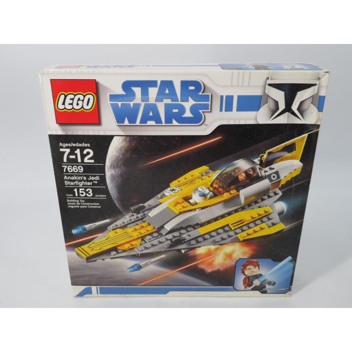 Lego Star Wars Anakin`s Jedi Starfighter 7669 153 Pcs