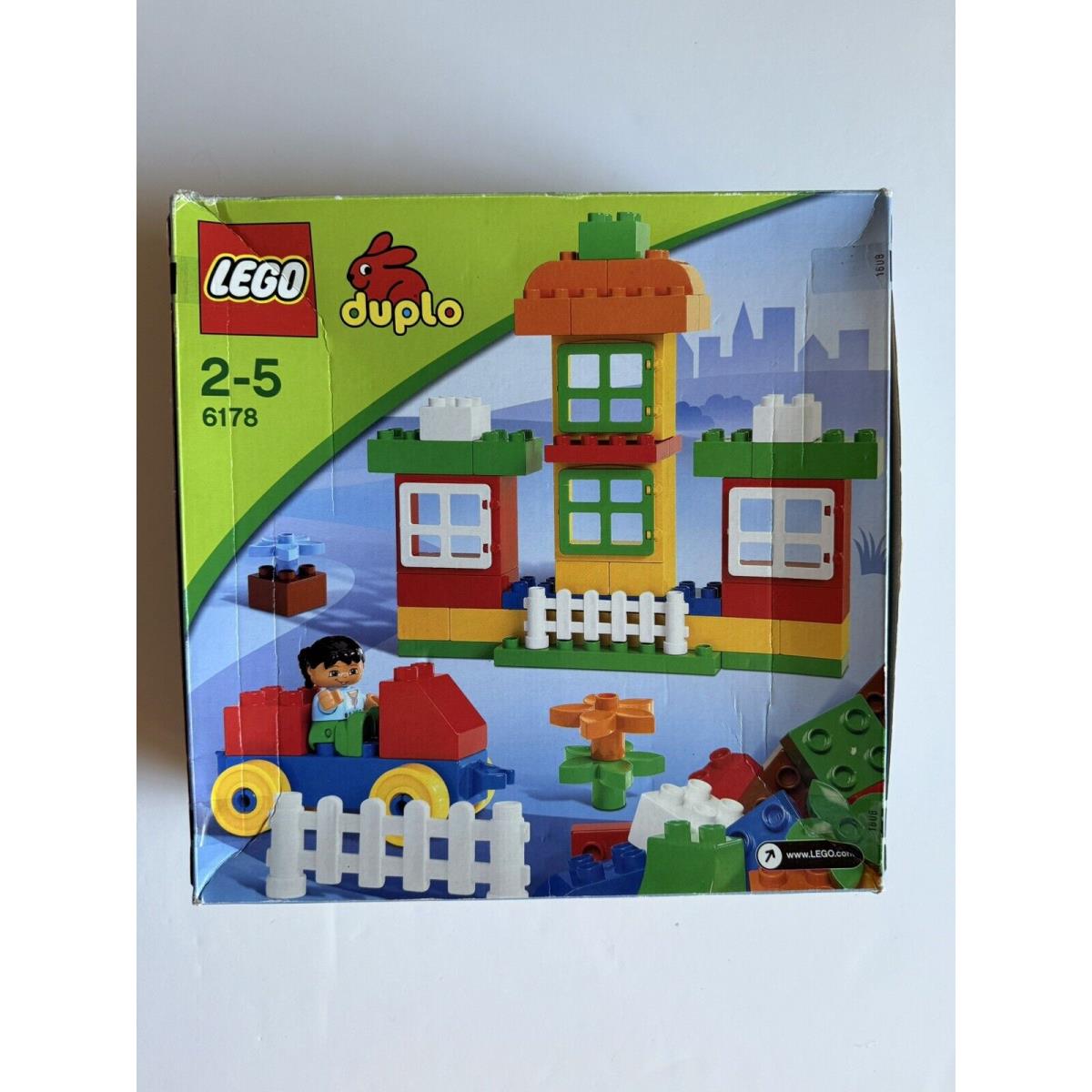 Lego Duplo 6178 My Town House Car Tree Fence Window Flower Play Figur