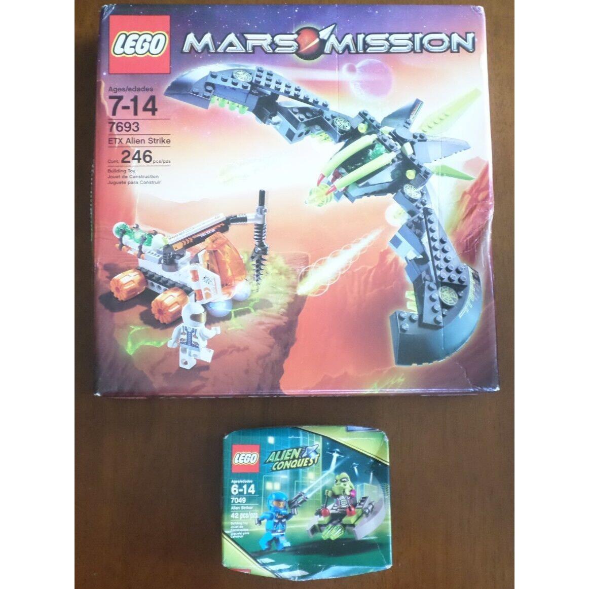 Lego Mars Mission Alien Strike 7693 Alien Conquest Alien Striker 7049