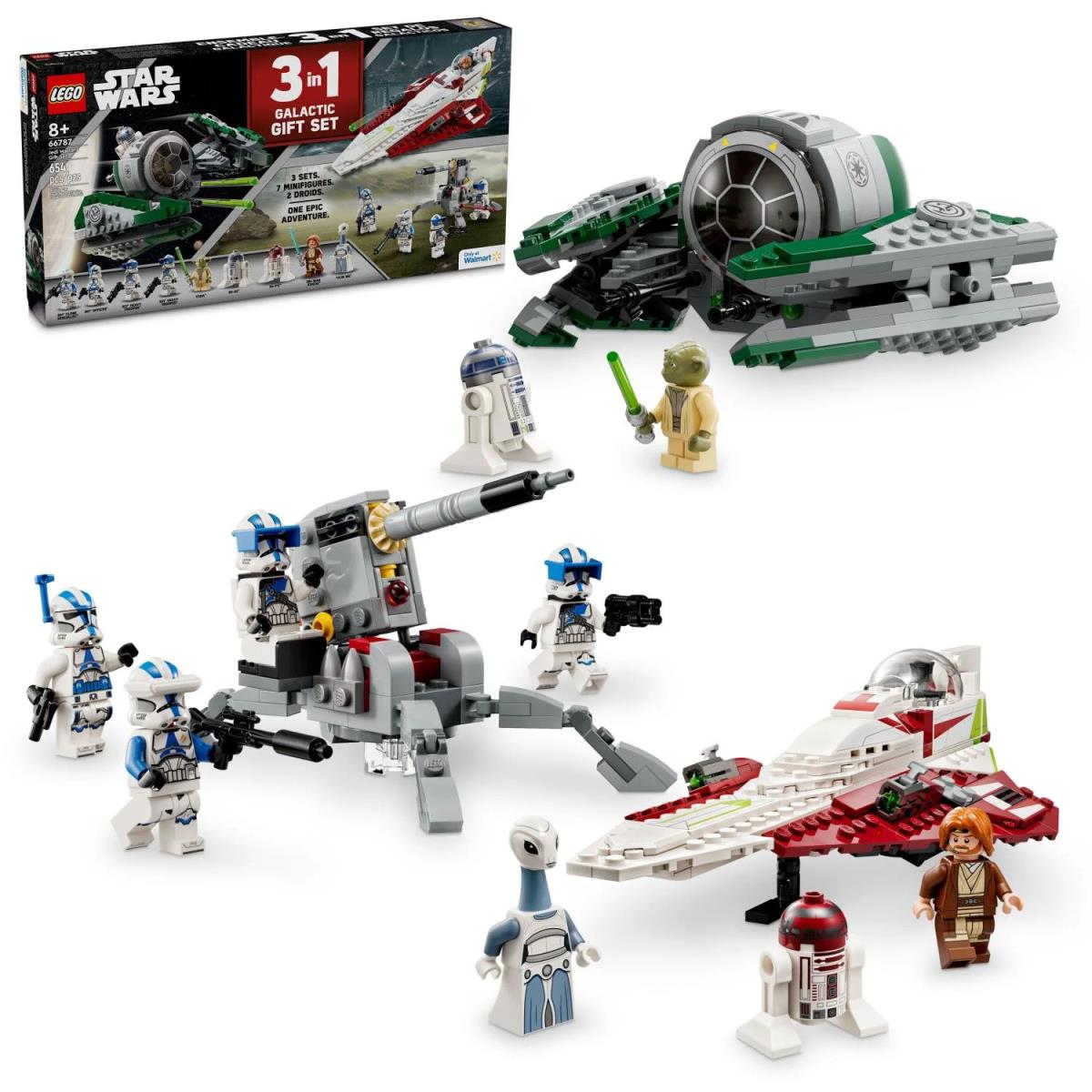 Lego Star Wars Jedi Gift Set 3 Epic Builds Star Wars Toy Building Sets 66787