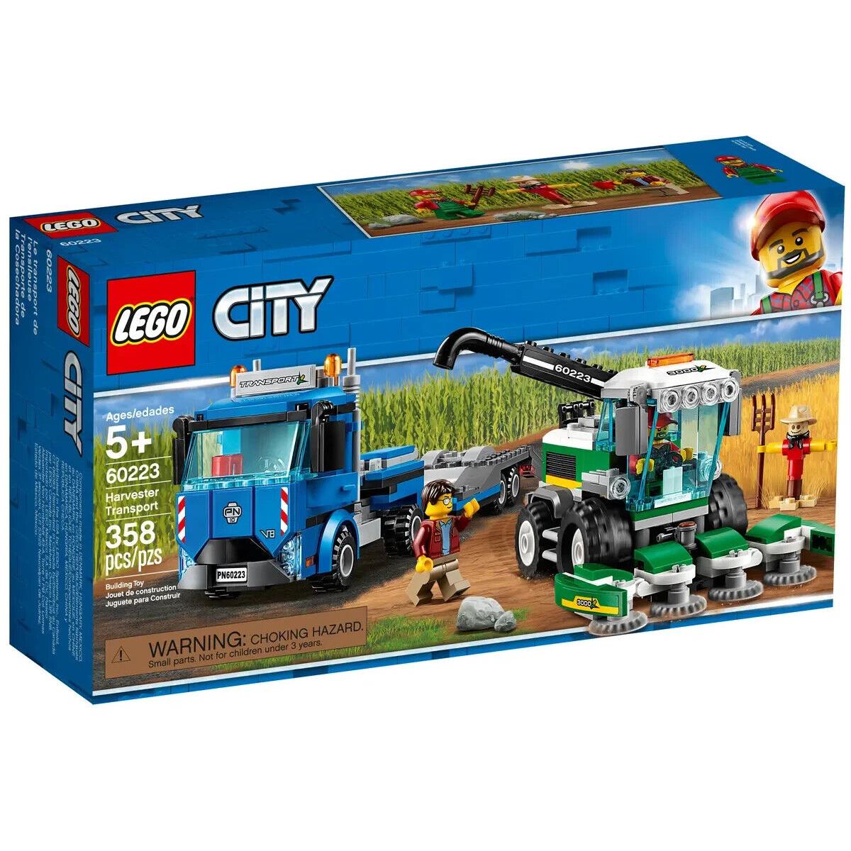 Lego Harvester Transport 60223 Town Minifigure Building Set