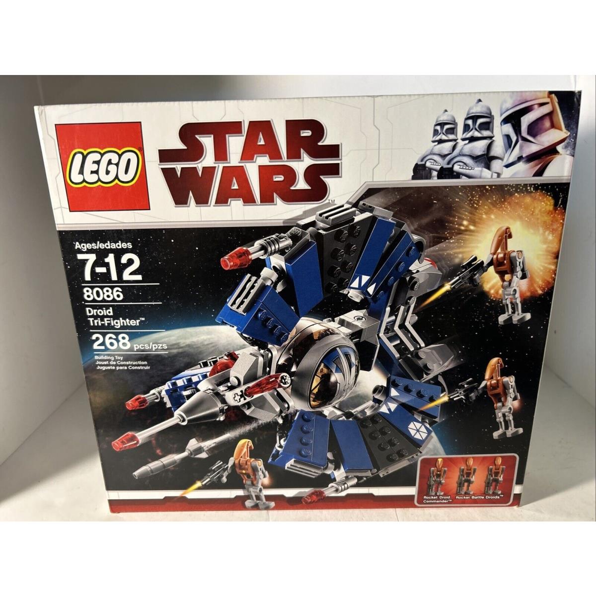 Lego Star Wars: Droid Tri-fighter Set 8086 268 Pieces