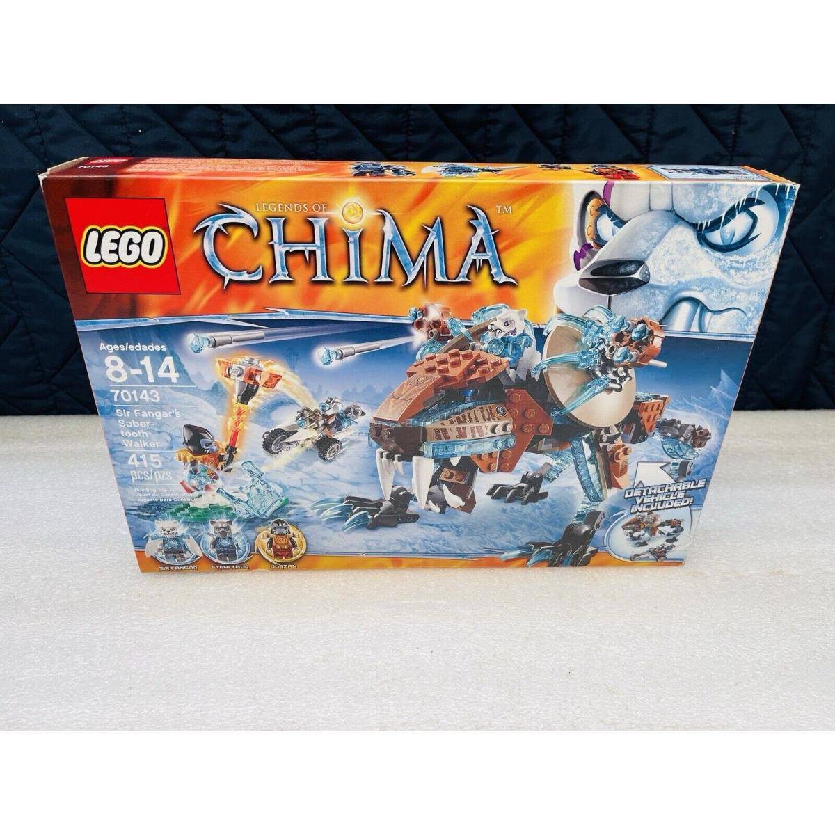 70143 Sir Fangar`s Saber-tooth Walker Lego Legos Set Chima Stealthor