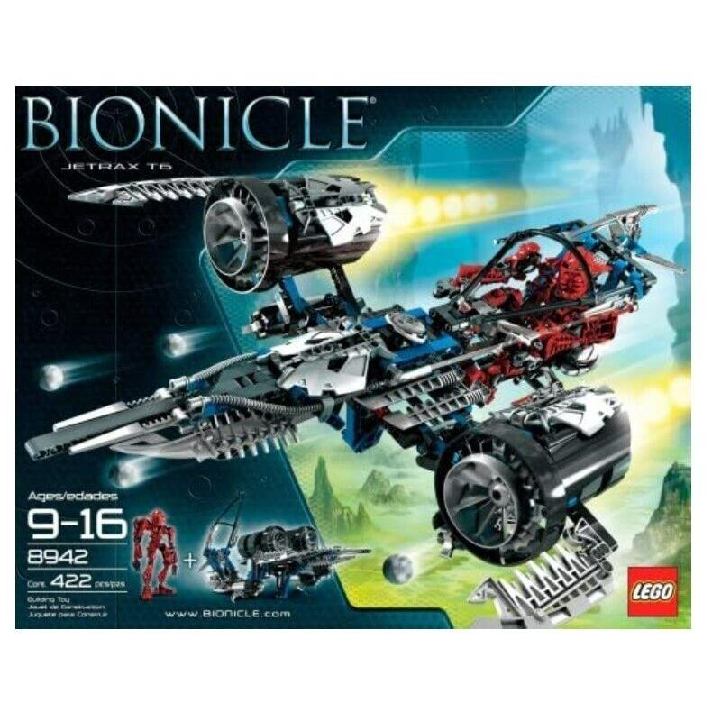 Lego 8942 Bionicle Battle Vehicles Jetrax T6 Retired Hard to Find