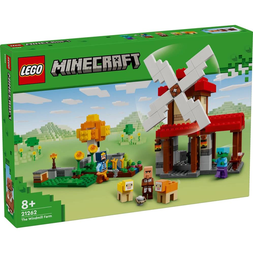 Lego Minecraft The Windmill Farm 21262 Building Toy Set Gift