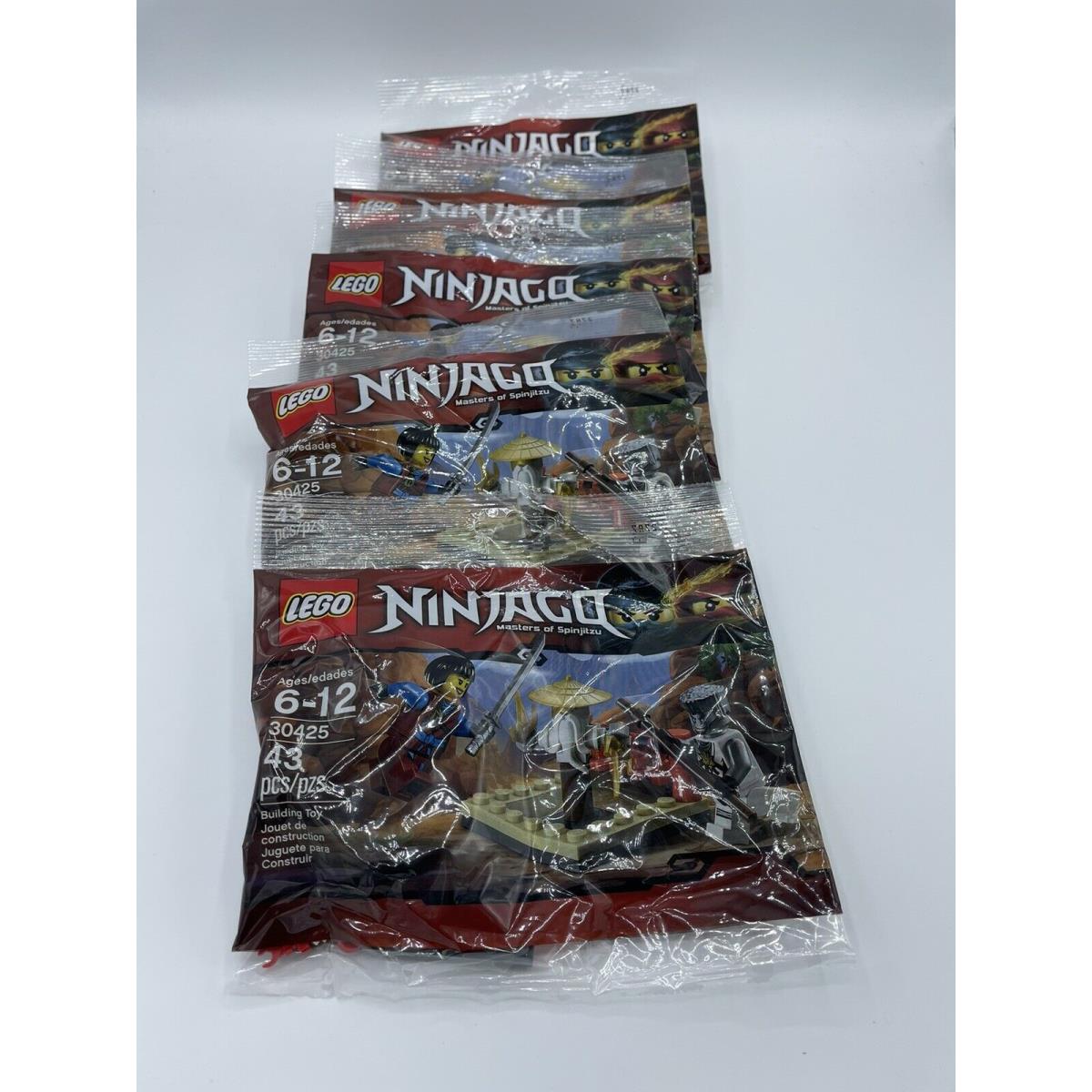 Lego 30425 Ninjago Master of Spinjitzu Ninja Girl Training 43pc Polybag Lot of 5