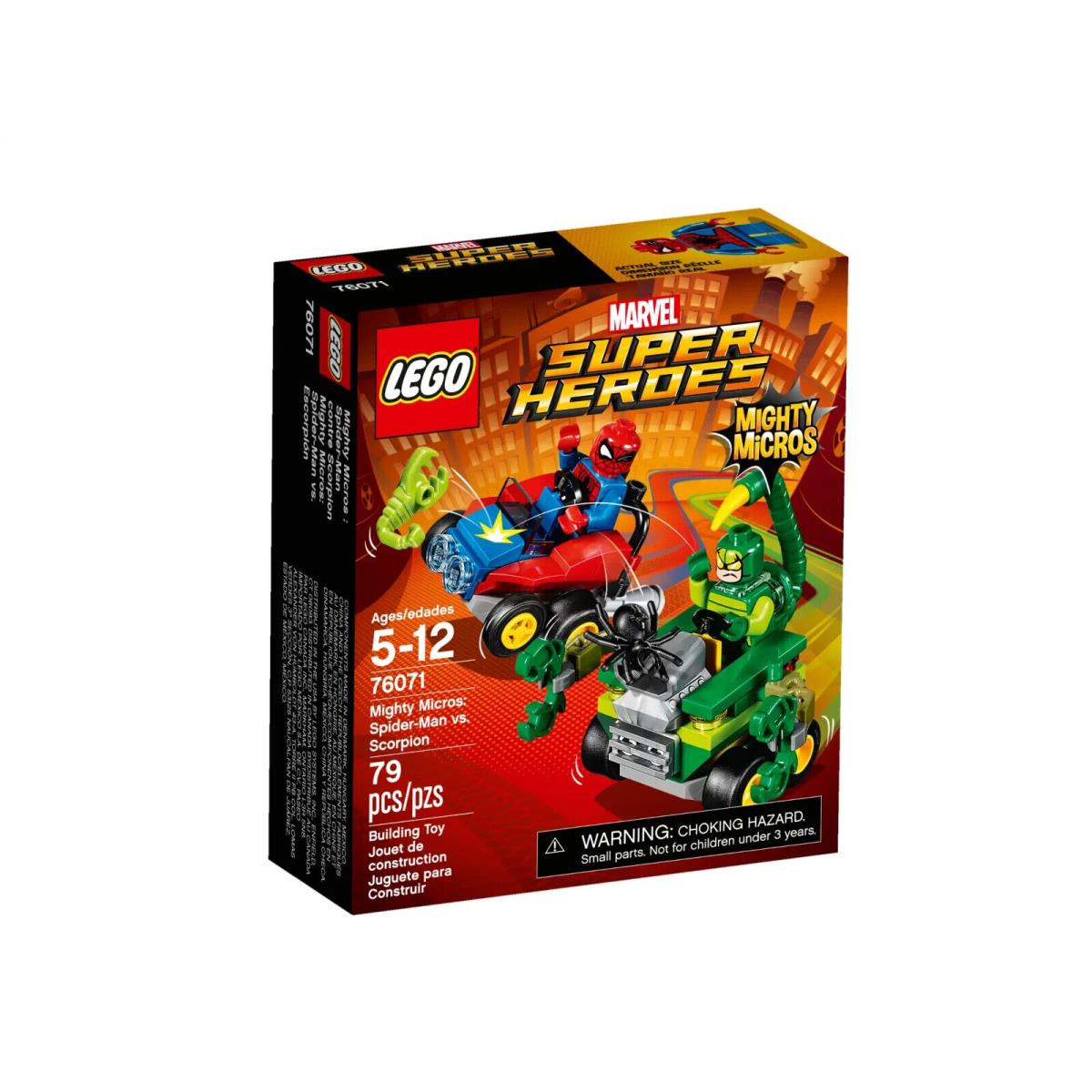 Lego Mighty Micros: Spider-man Vs. Scorpion 76071 Super Heroes Building Set