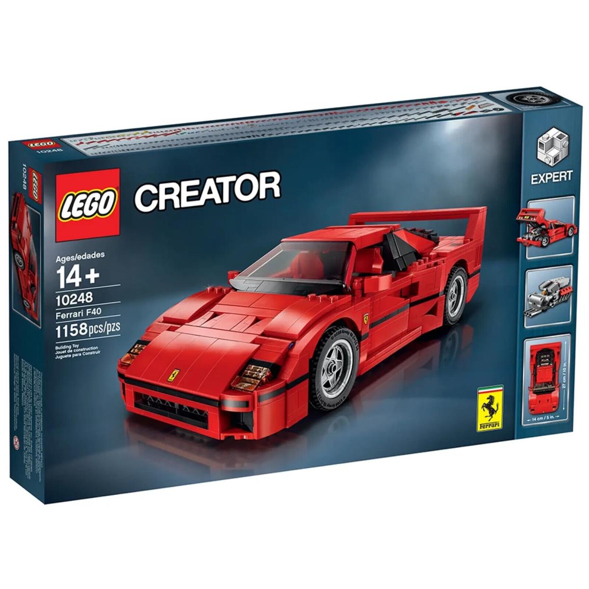 Lego Ferrari F40 10248 Creator Minifigure Building Set