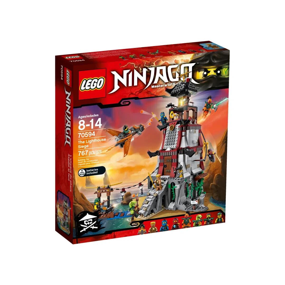 Lego The Lighthouse Siege 70594 Ninjago Minifigure Building Set