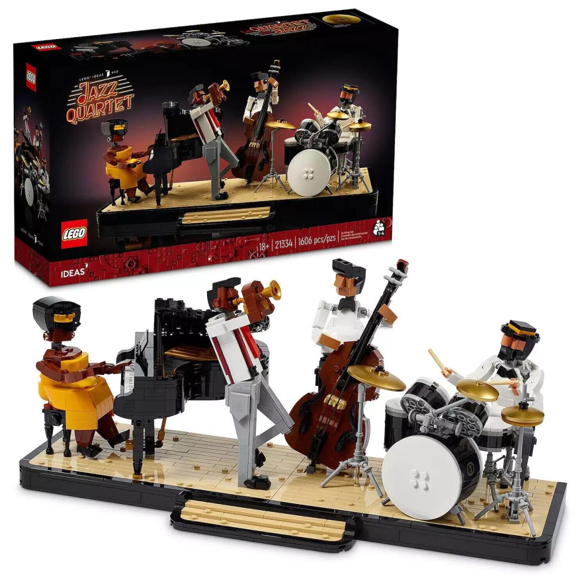 Lego Ideas Jazz Quartet Musicians 21334 Legos Building Set 1606 Pieces