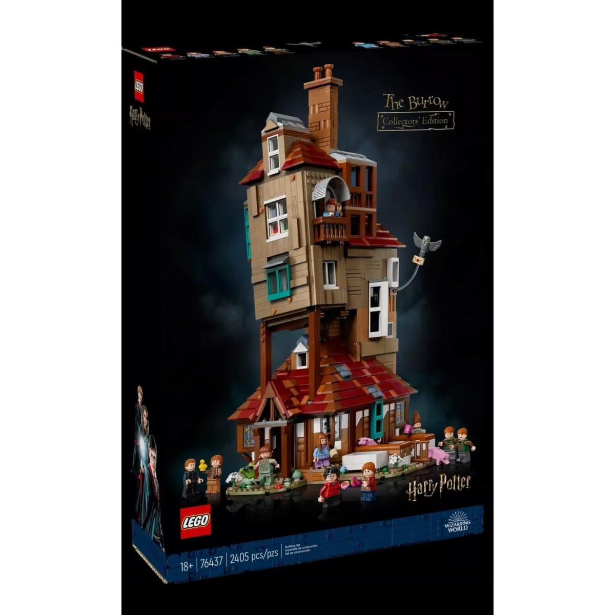 Lego 76437 The Burrow Harry Potter - + Bonus Weasley Clock Gwp Set