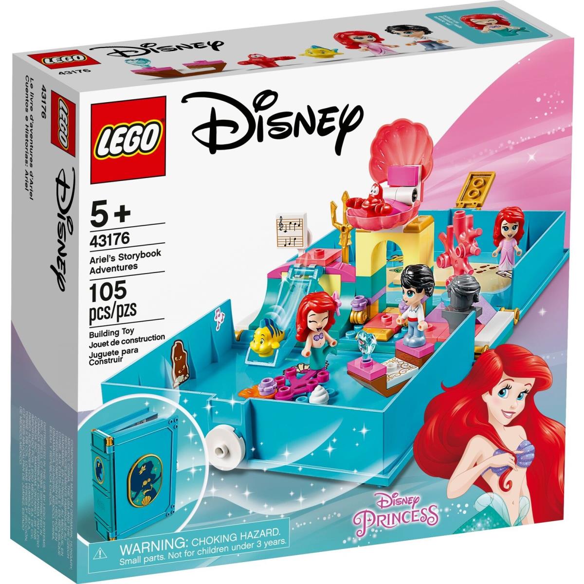 Lego Ariel Belle Cinderella 43193 Disney Minifigure Building Set