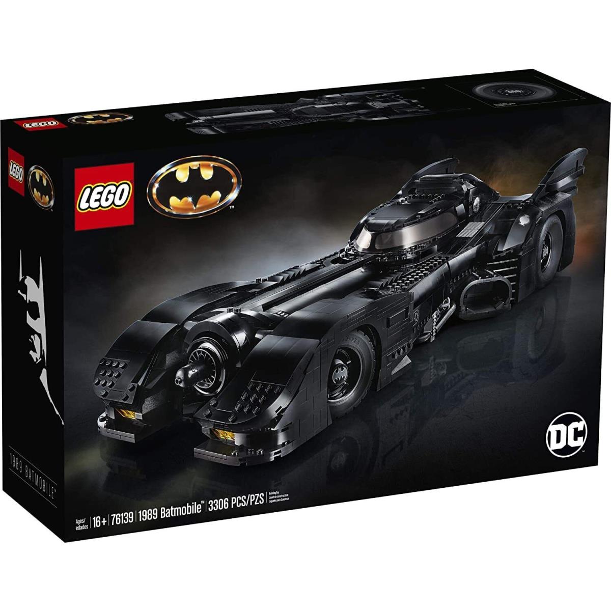 Lego DC Batman 1989 Batmobile 76139 Building Kit 3306 Pieces