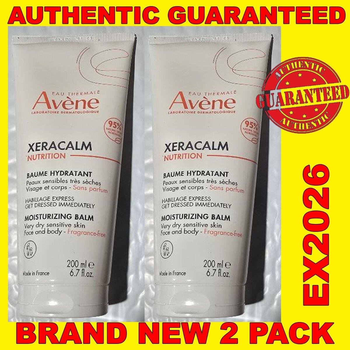 Avene Xeracalm Nutrition Moisturizing Balm For Face Body 200mL/6.7 oz 2