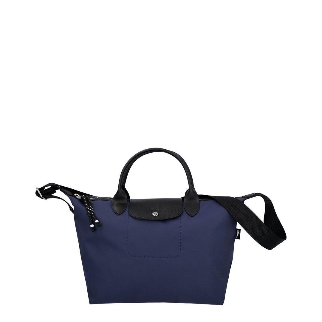 Longchamp Le Pliage Energy Large Canvas Bag Women`s Blue