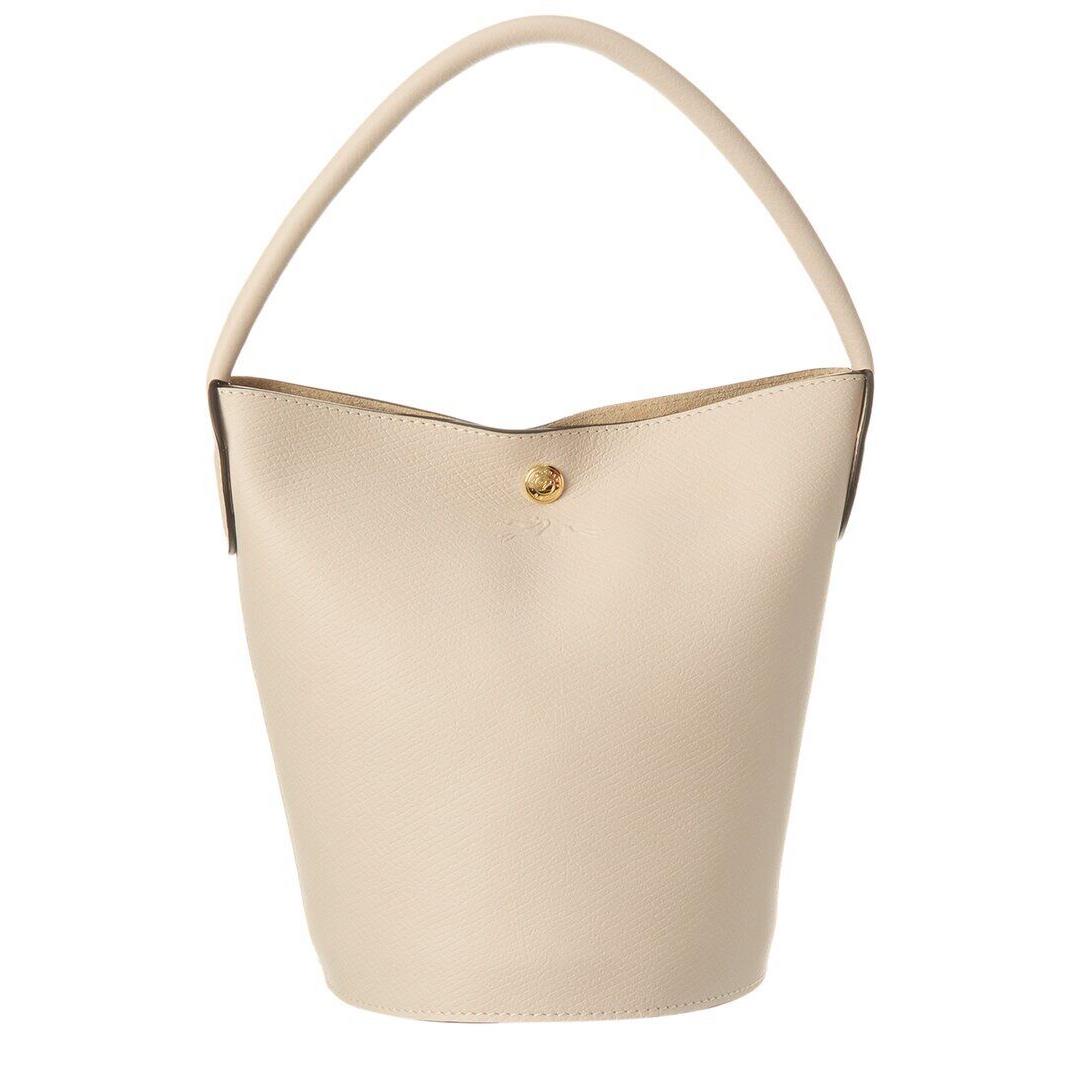 Longchamp Pure Small Leather Bucket Bag Women`s