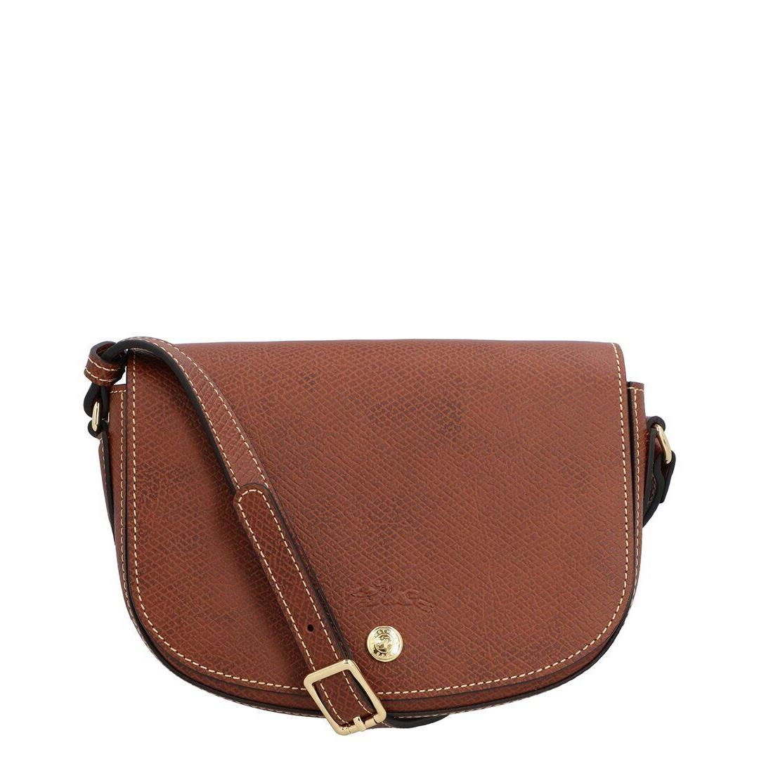 Longchamp Pure Small Canvas Crossbody Women`s Brown