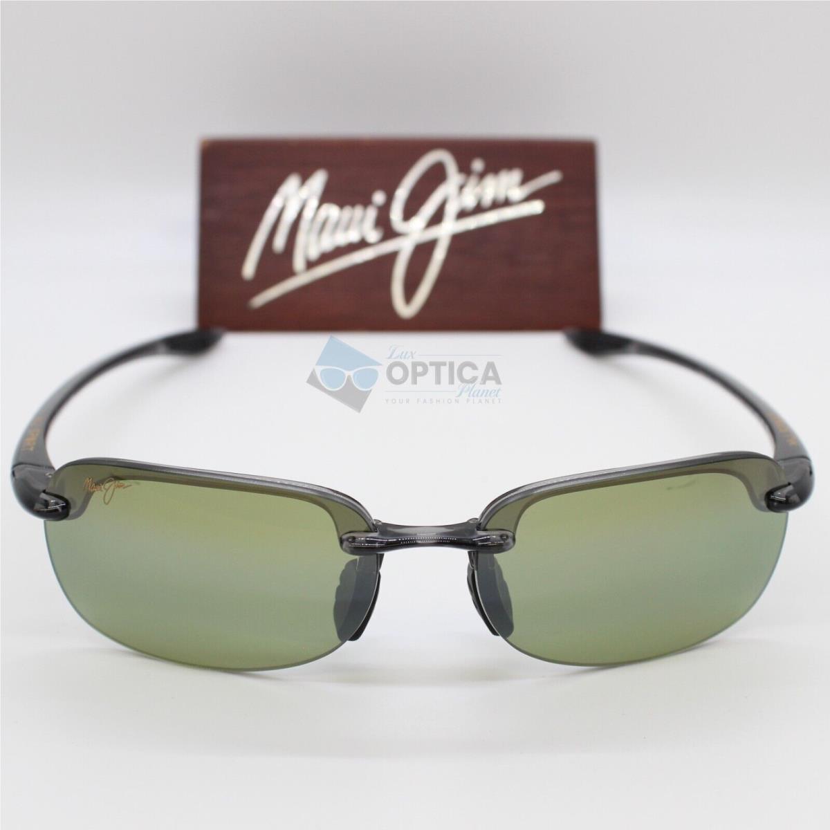Maui Jim Sandy Beach Polarized Grey / HT Green Sunglasses HT408N-11 MJ Sport