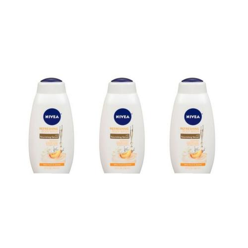 BL  Body Wash 20 oz White Peach and Jasmine - Three Pack by Nivea