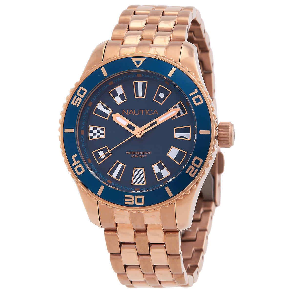 Nautica Pacific Beach Quartz Blue Dial Ladies Watch NAPPBS027