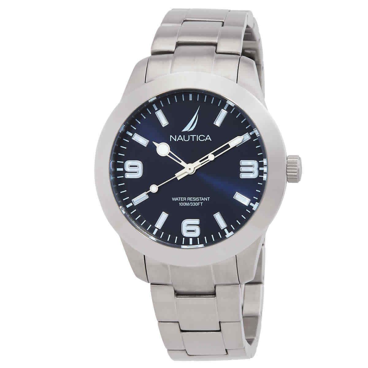 Nautica Pacific Beach Quartz Blue Dial Men`s Watch NAPPBF201