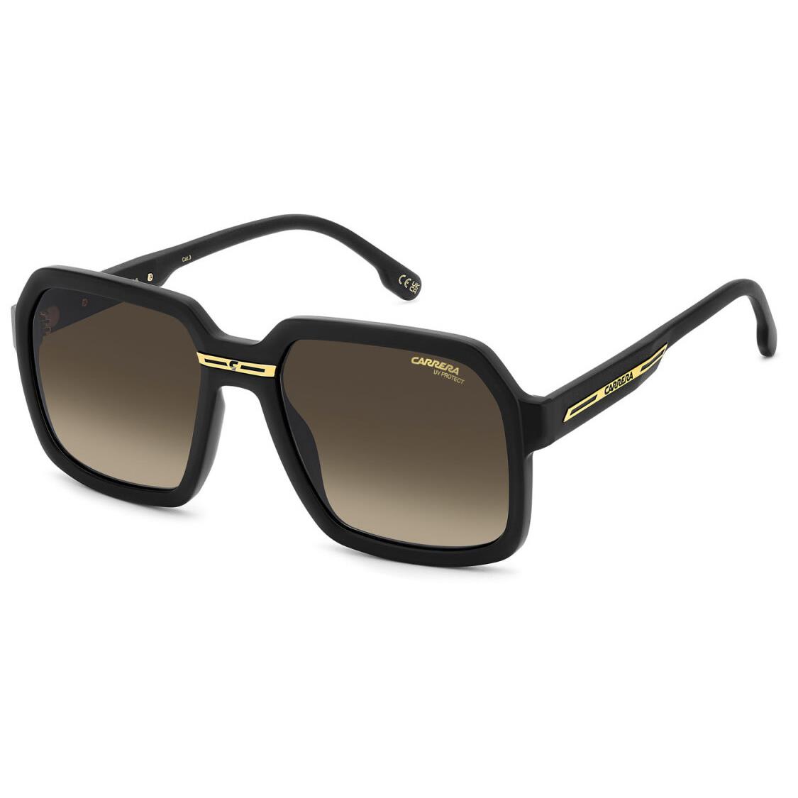 Carrera Victory C 08/S 003 86 Matte Black/black Brown Green Men`s Sunglasses - Frame: Matte black, Lens: Black Brown Green