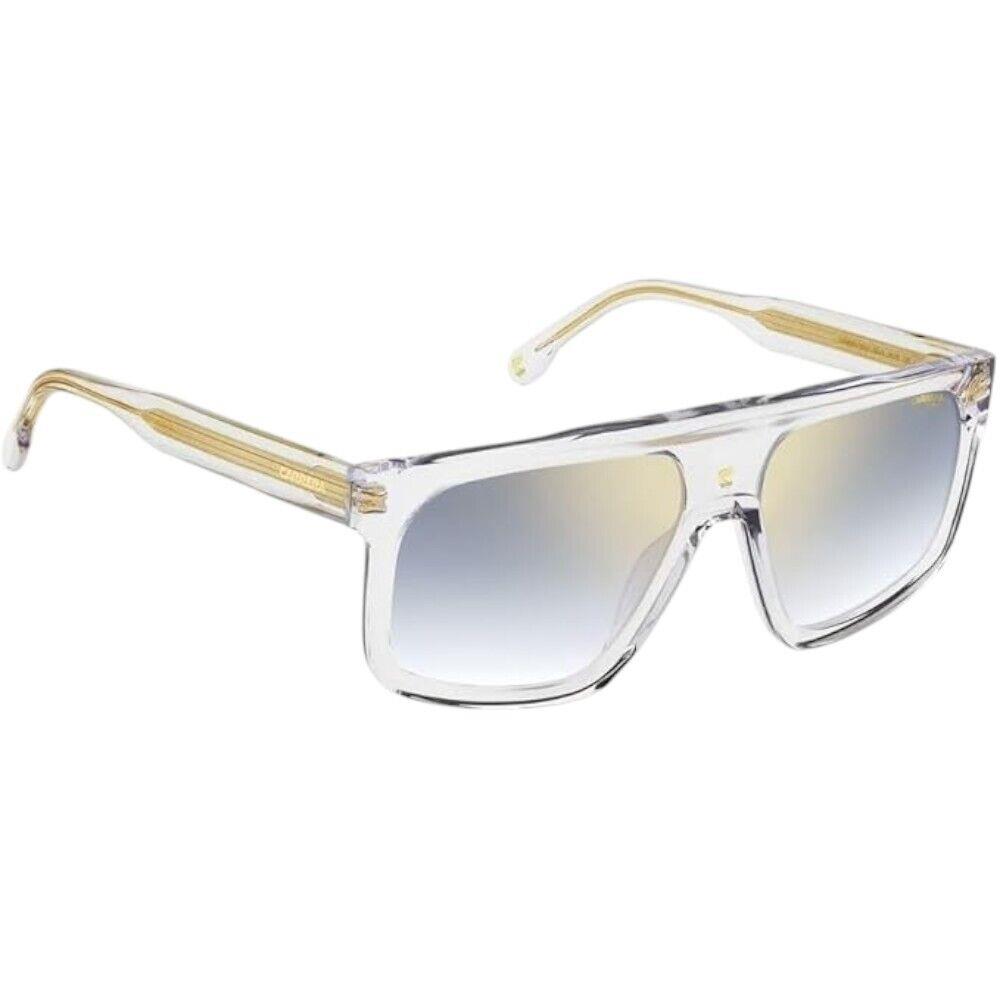 Carrera 1061/S Men`s Crystal Blue Gradient Lens Mirror Sunglasses 59-16-145