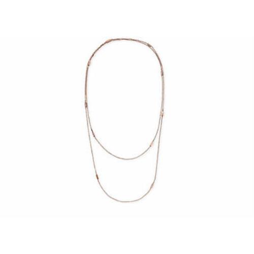 Michael Kors Pave Bar Station Necklace Ladies Rose Gold-tone 60 MKJ3772791
