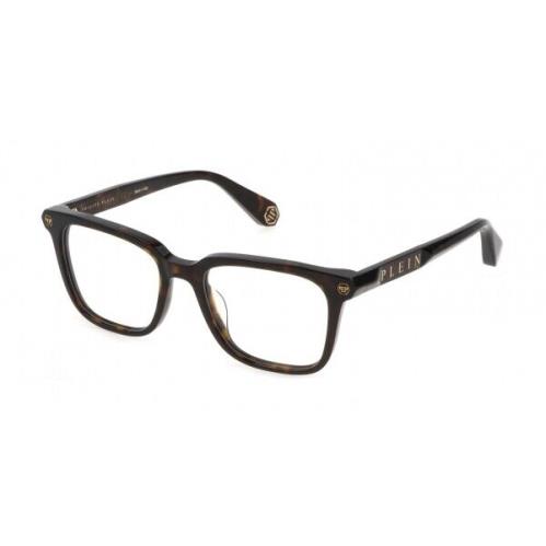 Philipp Plein VPP015M 0722 Shiny Dark Havana Eyeglasses DA