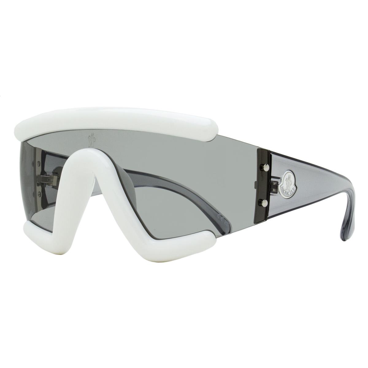 Moncler Lancer Shield Sunglasses ML0253 21A White 0mm