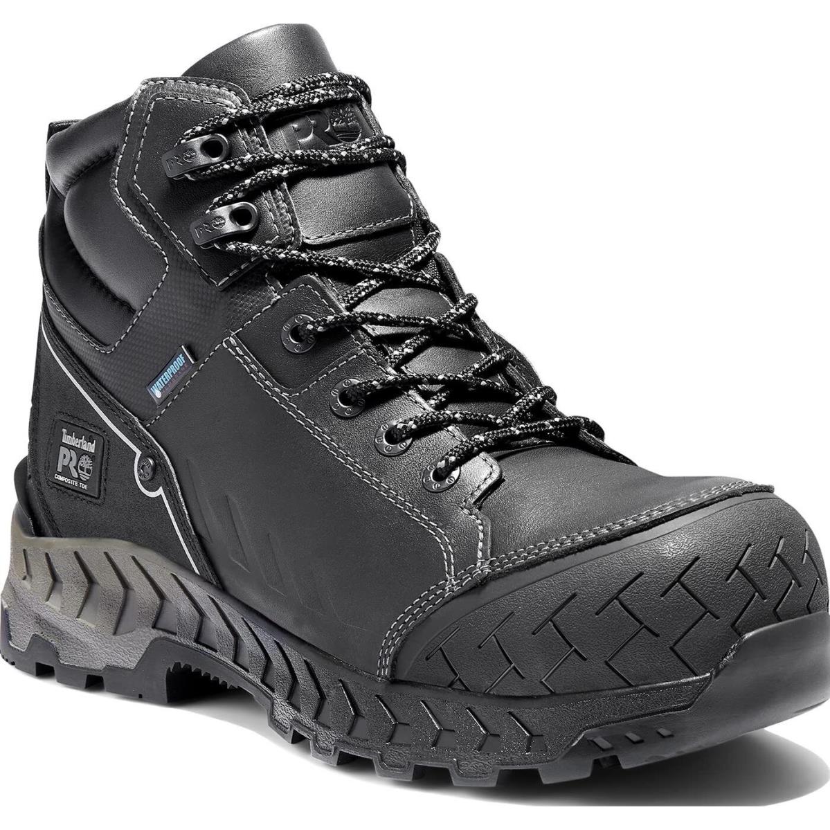 Timberland Pro - Mens Work Summit 6 Composite Safety Toe Waterproof Boot Black