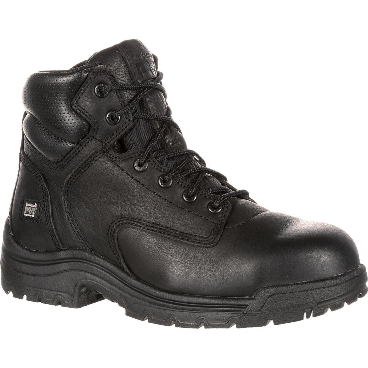 Timberland Pro - Mens 6 Titan Composite Safety Toe Shoe Black