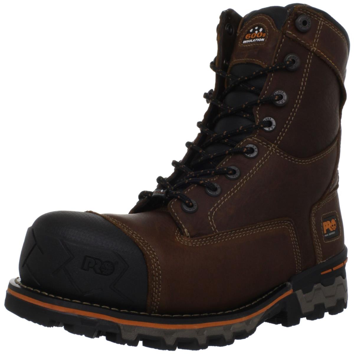 Timberland Pro - Mens 8 In Boondock Ins St Shoe Dark Brown