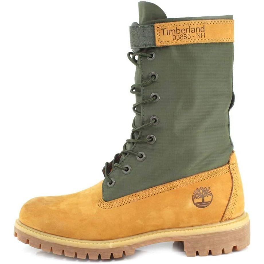 Men`s Timberland 6 In. Premium Gaiter Boot Wheat/green TB0A1QY8 231