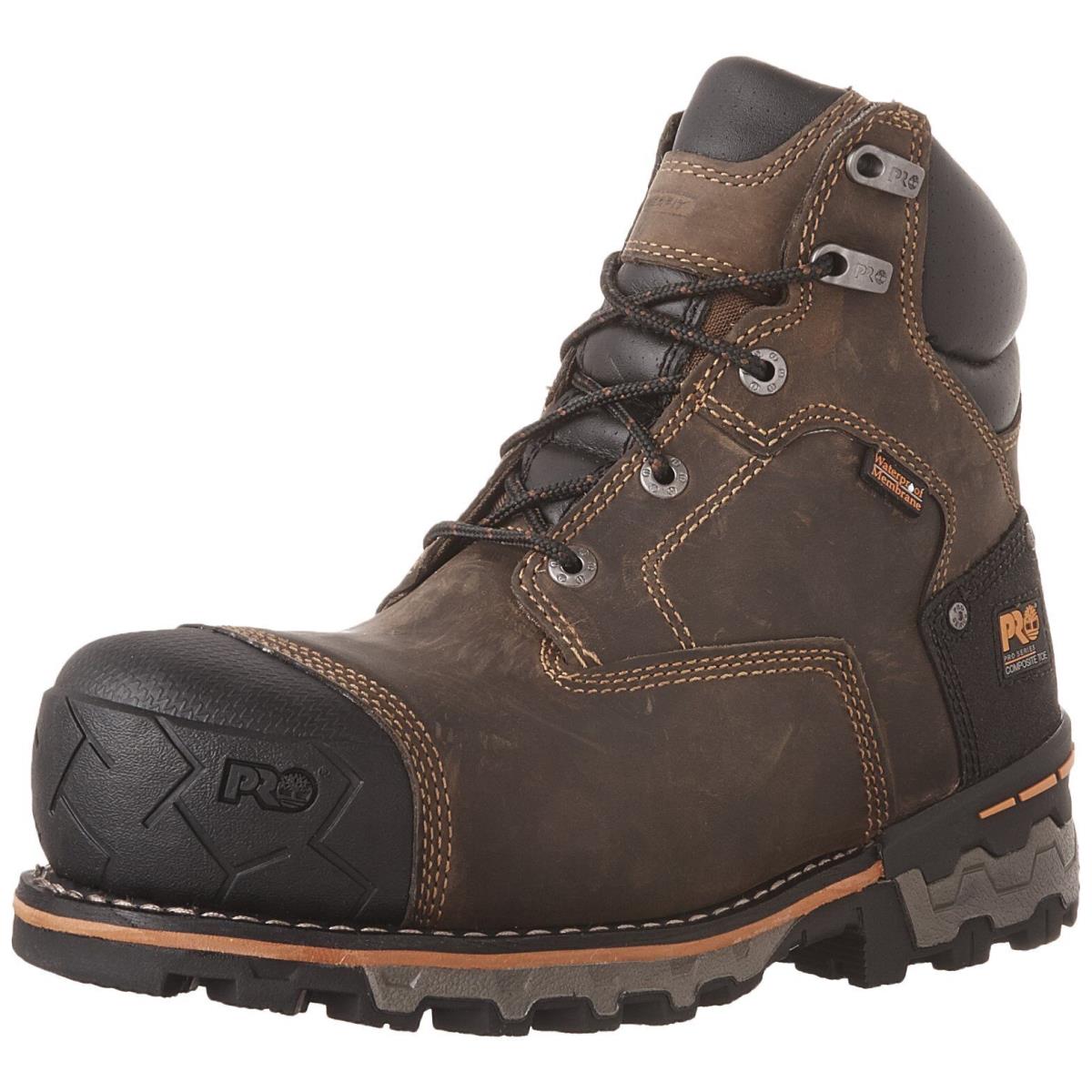 Timberland Pro - Mens Csa 6 In Boondock Ct Fp Shoe Dark Brown