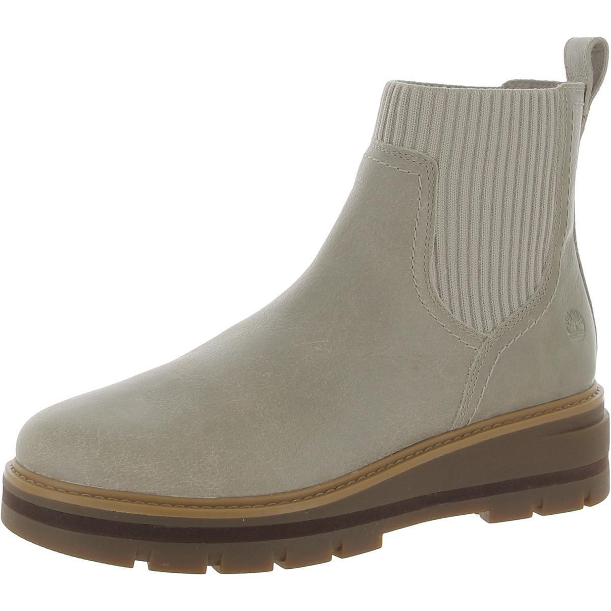 Timberland Womens Cervina Valley Leather Ankle Chelsea Boots Shoes Bhfo 3781