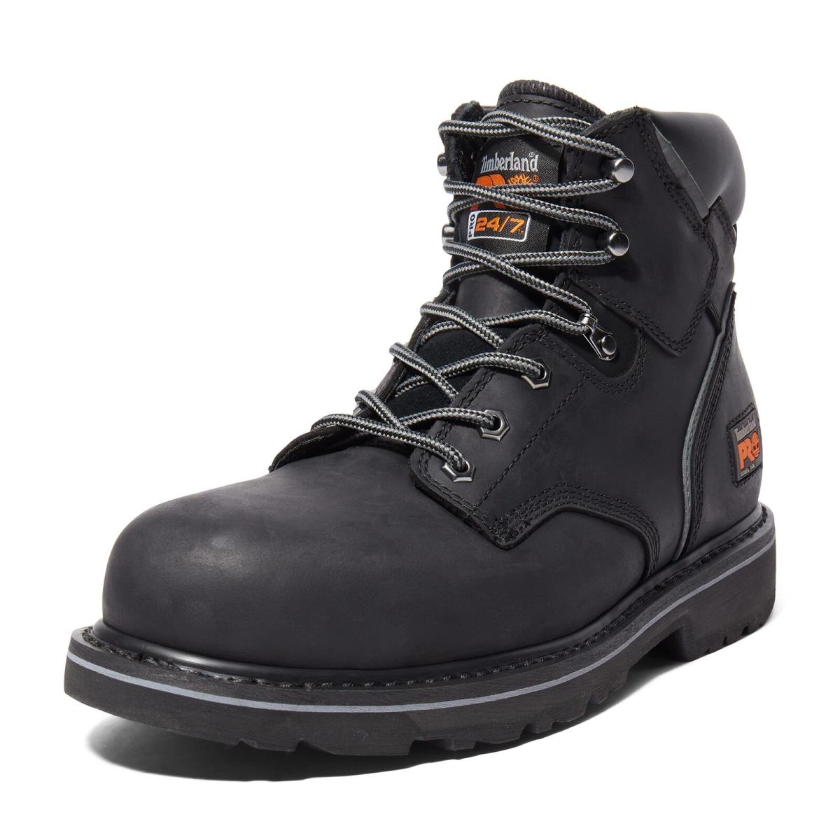 Timberland Pro - Mens 6 Pit Boss Steel Safety Toe Shoe Black