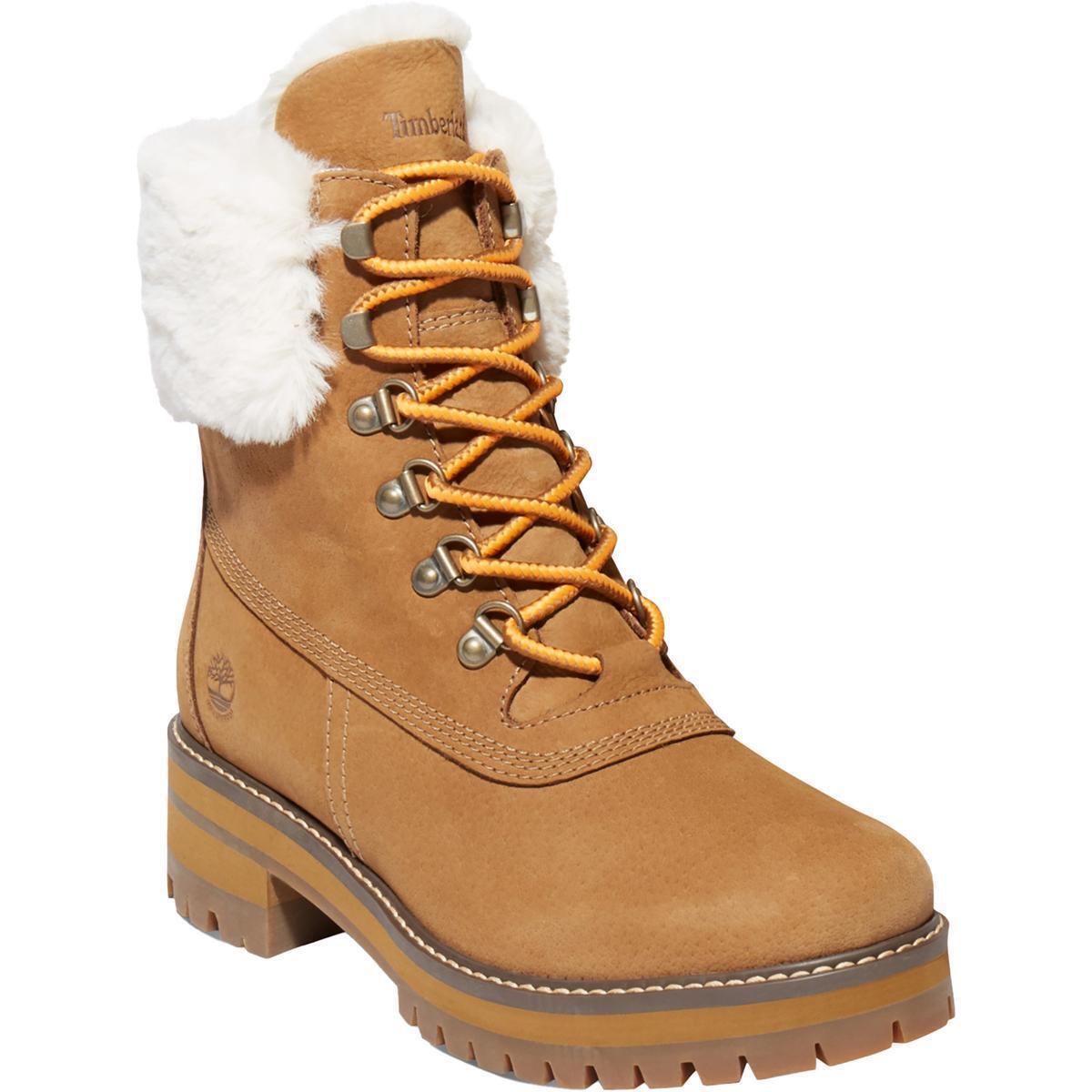 Timberland Womens Courmayeur Valley Brown Ankle Boots 7 Medium B M Bhfo 7845