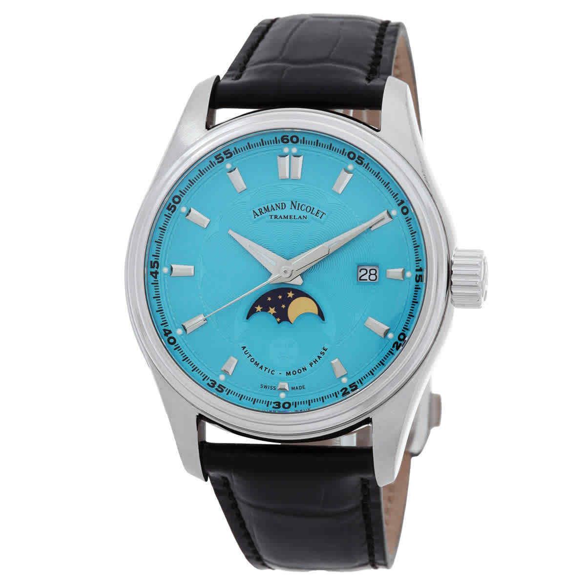 Armand Nicolet Mh2 Blue Dial Men`s Watch A640L-TF-P840NR2