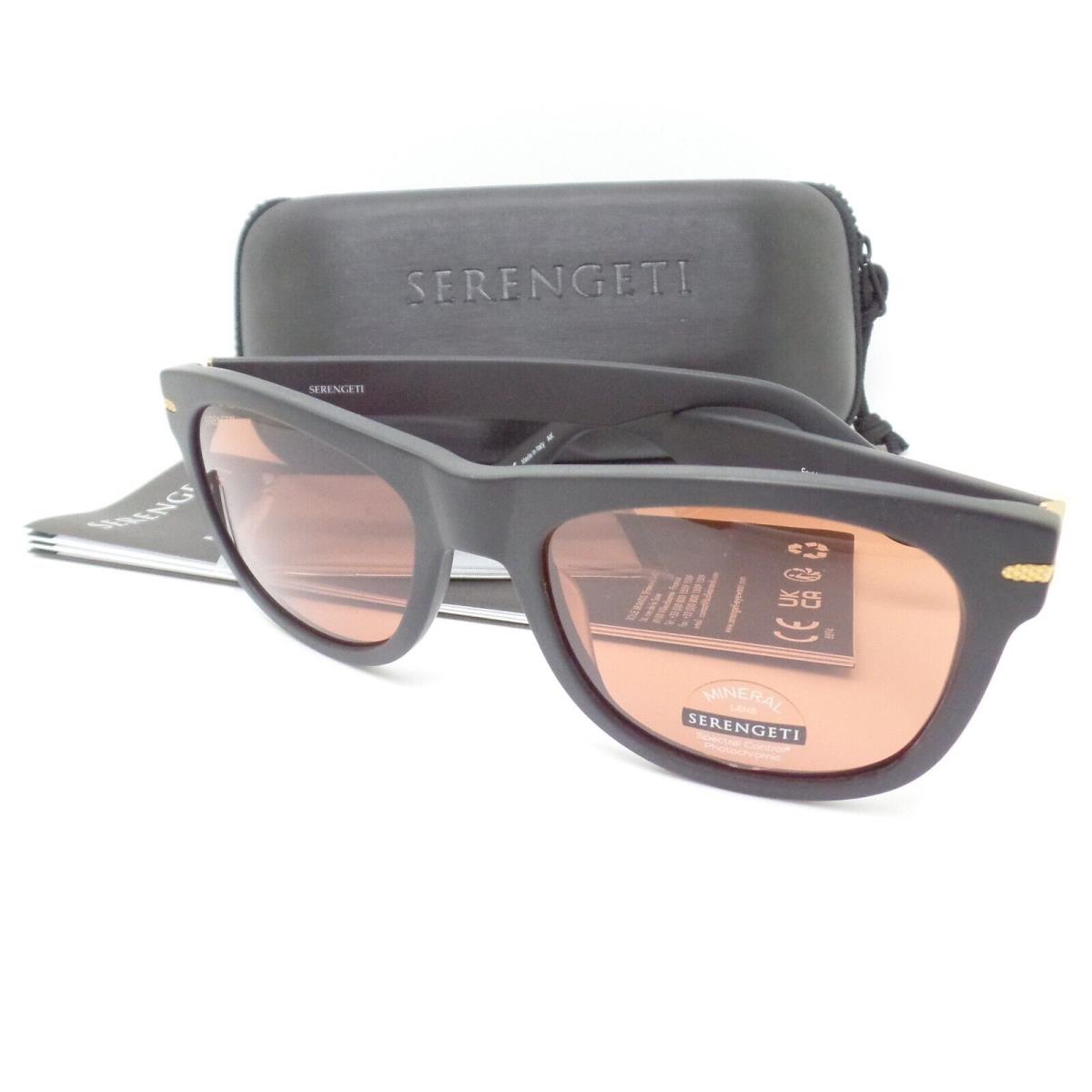 Serengeti Foyt Large SS550006 Matte Black Drivers Polarized Sunglasses