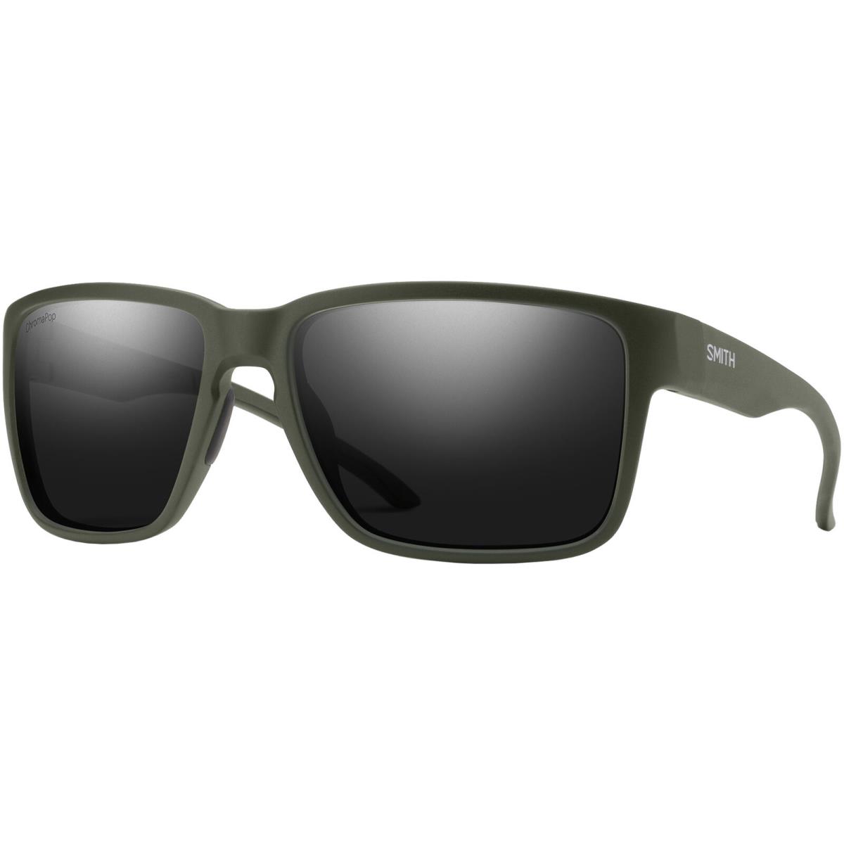 Smith Optics Emerge Polarized Men`s Chromapop Sq Sunglasses 204055SIF606N Taiwan - Frame: Matte Moss, Lens: Black