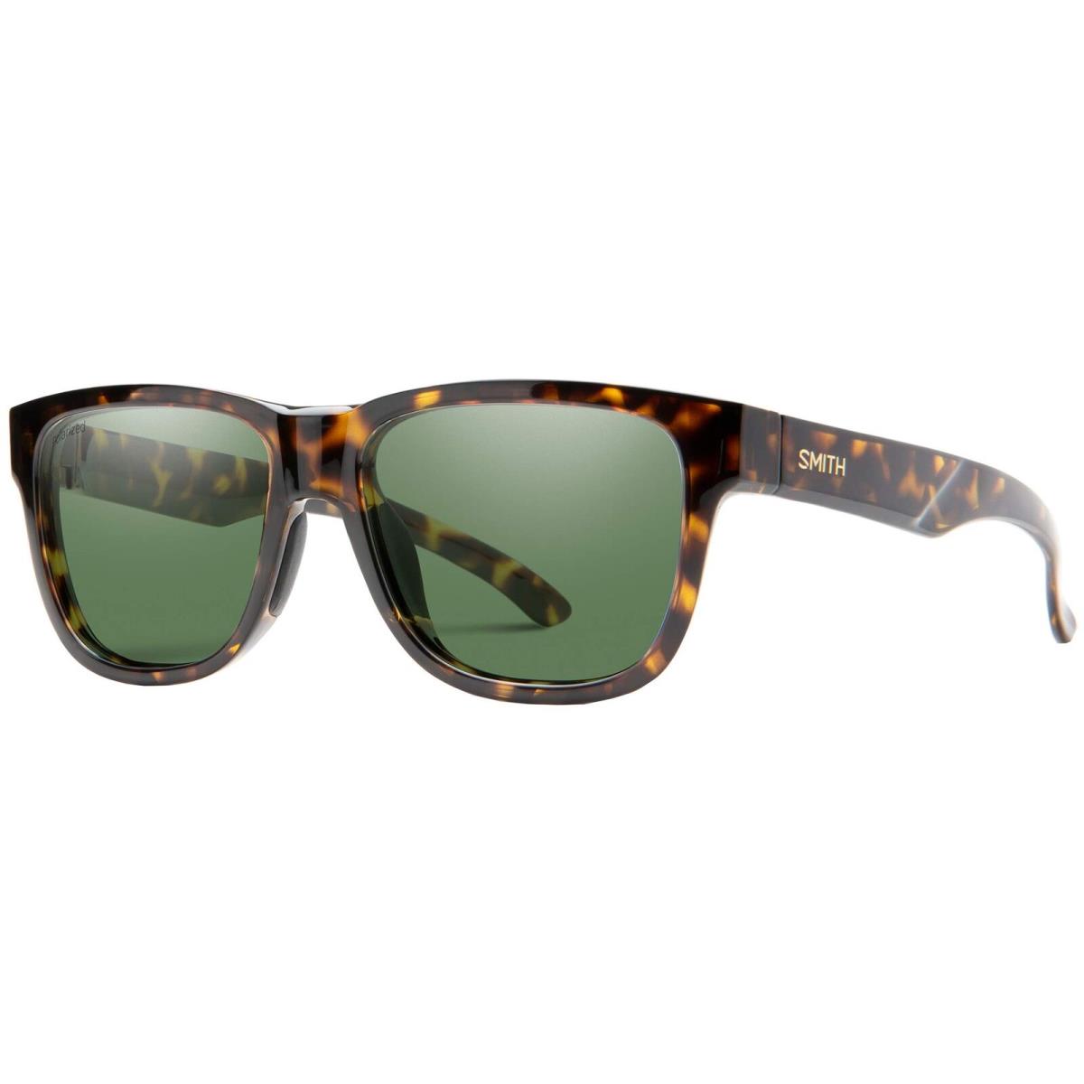 Smith Optic - Lowdown Slim 2 Lifestyle Sunglasses Tortoise Polarized Gray Green - Vintage Tortoise / Polarized Gray Green, Frame: Gray, Lens: Gray