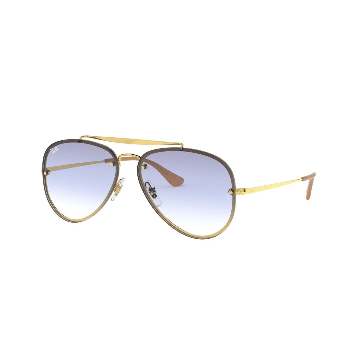 Ray-ban RB3584N Unisex-adult Blaze Aviator Sunglasses Gold/clear Gradient Light