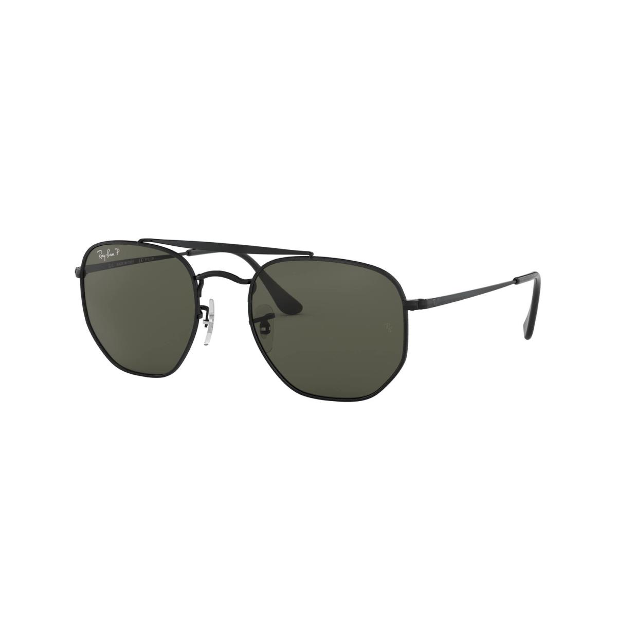 Ray-ban RB3648 Unisex-adult The Marshal Sunglasses Black/green Polarized