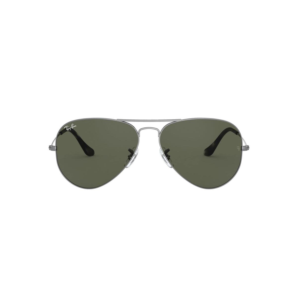 Ray-ban 0Rb3025 Aviator Large Metal Pilot Sunglasses Sand Trasparent Grey/green