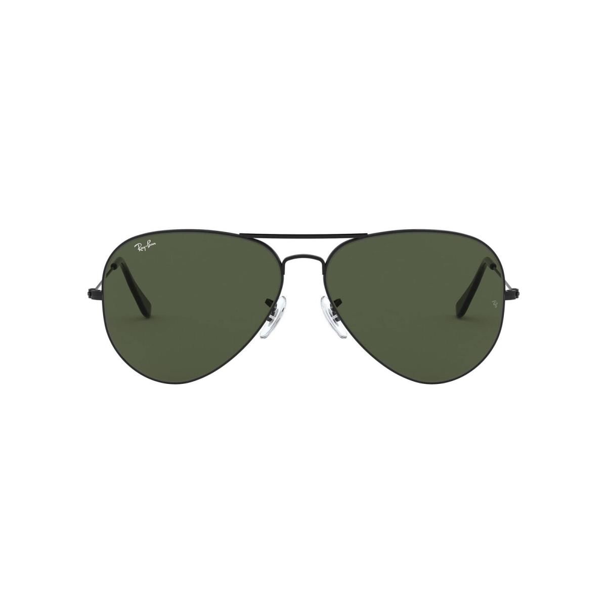 Ray-ban RB3026 L2821 Black Sunglasses Black/crystal Green