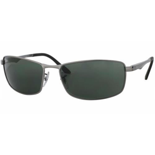 Ray-ban RB3498 Polished Gunmetal l Green G15 RB3498 004/71 61mm