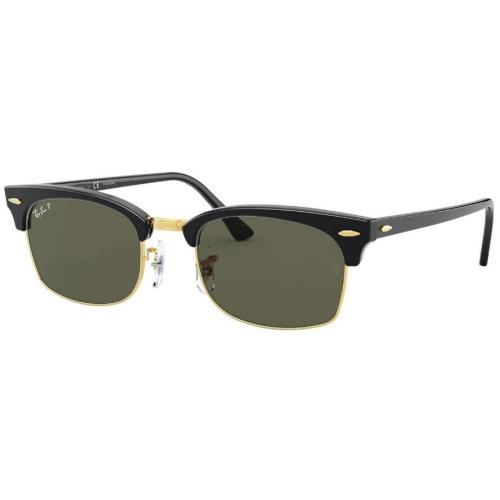 Ray Ban Polarized Clubmaster Square Sunglasses RB3916 130358 52-21-145MM