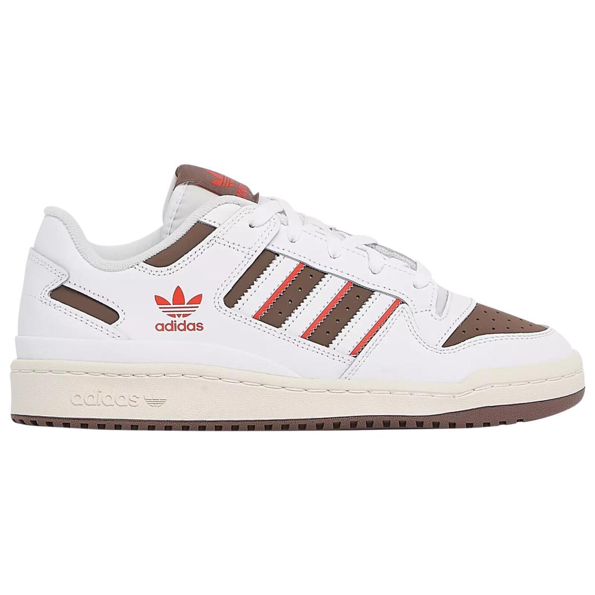 Men`s Adidas Originals Cloud White Forum Low CL Leather Sneakers IG6311 - White